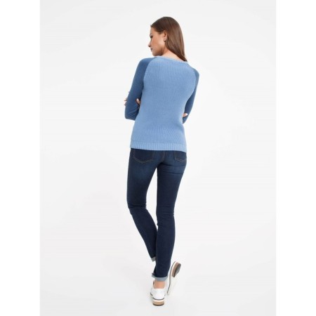 Jumper Female Conte Elegant, Size S, Blue Color-2