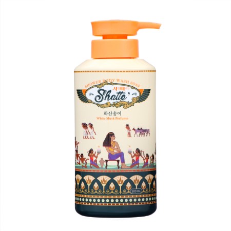 Gel shower scrub with aroma white musk 500 ml