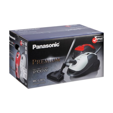 Vacuum cleaner Panasonic MC-CJ915R, bag, 2100 watts, 6 l, cord 5 m, red-17