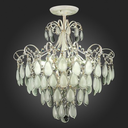 Ceiling EVOLUCE lamp. Sle160302-06. Magonza. 6x60 watts, E14, 50x50x75 cm, golden color-13
