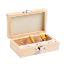 A set of cutting on a tundra tree, a wooden box, a shank 8 mm, 3 pcs.