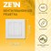 Ventilation grate Zein Lux LRR162, 162 x 162 mm, with a grid, detachable, adjustable