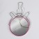 Desktop mirror - suspended, bilateral, with an increase, d mirror surface 11.5 cm, mix