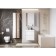 Aquaton Skandi Carder Mirror, 55 cm, white color