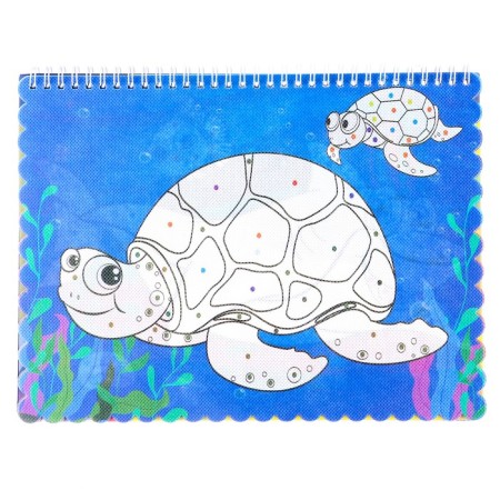 Coloring book Maintenance "Underwater World" felt-tip pens 12 centers, 3D glasses, water bottle-7