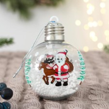 Ball plastic light D-8 cm 