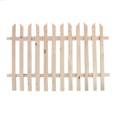 Decorative fence, 90 × 150 cm, 1 section, wood, “stream”, Greengo-6