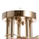 Camilla 5x40W lamp E27 Gold 56x56x23cm
