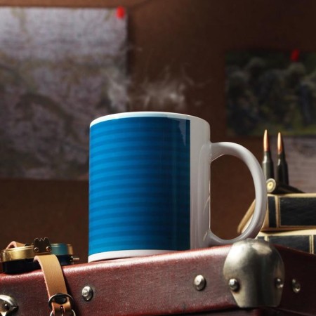 Mug "From February 23. Winged infantry ", with application-2