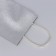 Paper Gift Paper with a silver glitter, 15 x 8 x 21 cm