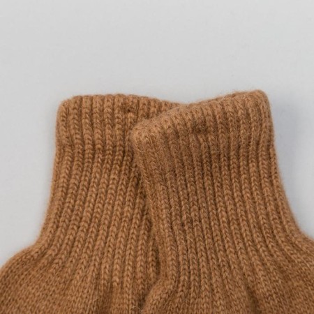 Male gloves from Mongolian wool, red color, size 20-24-1