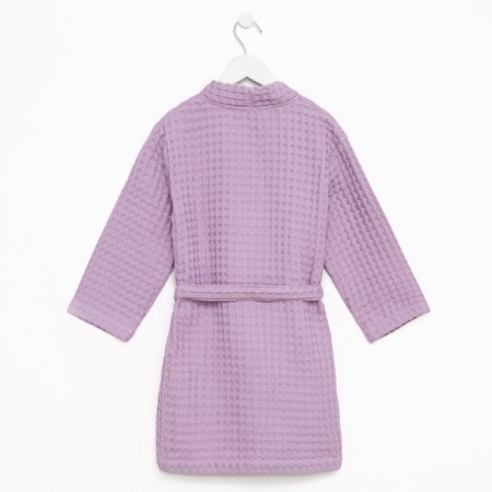 Waffel Baby Broke I "BOHO" size 34 (122-128 cm) lilac color, 100% cotton 290 g/m2-11