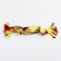 Cable toy with a squeak inside, up to 25 cm, mix of flowers
