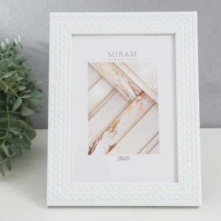Photo frame Plastic "Mira" 15x21 cm, 651761-6, (plastic screen)-1