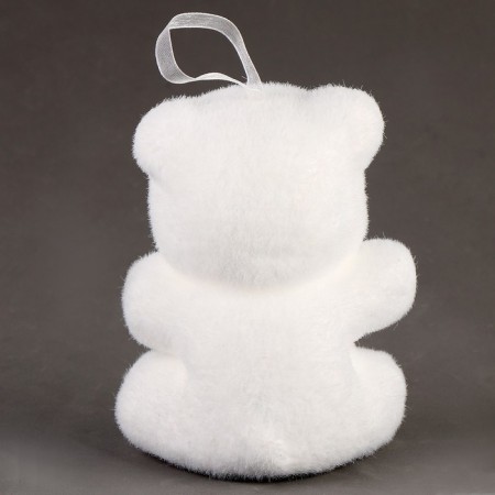 A toy of foam "Bear" with a red bow, 11 cm-2