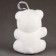A toy of foam "Bear" with a red bow, 11 cm