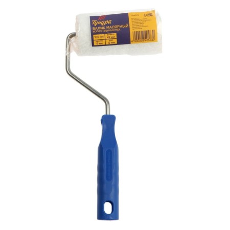 Tundra roller, artificial fur, 100 mm, handle d = 6 mm, d = 42 mm, pile 12 mm-4