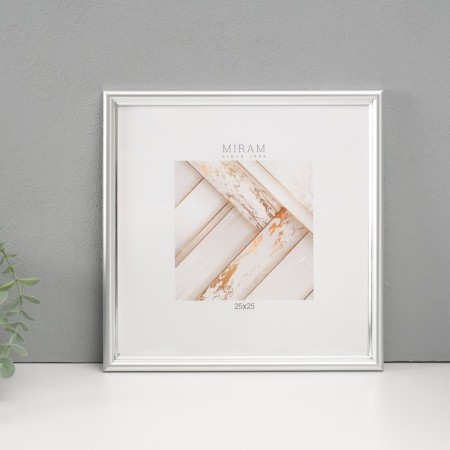Photo frame Plastic Gallery 25x25 cm, 636421-11, silver (plastic screen)-5