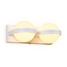Светильник светодиодный настенный с выключателем Ambrella light, Wall, FW556, 2хLED, 10 Вт, 750Lum, 3000К, цвет белый песок