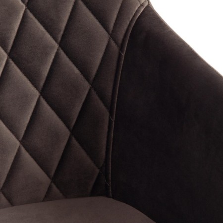 Bremo Mod chair. 708 fabric/metal, 58x55x83cm, dark gray 14/black-5