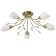 Celestial chandelier "Tenderness", 5x60W E14, ancient bronze 62x62x22 cm