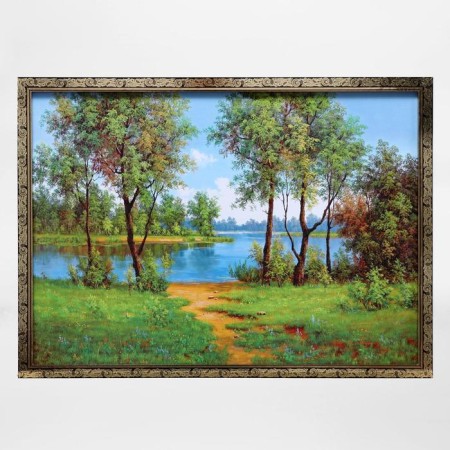 The painting "Silence in the forest" 56*76 cm-4