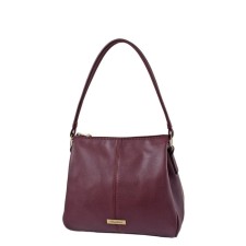 B2659 Bag bag, lightning department, burgundy color 24x27x7cm