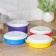Set of containers Plastos "Tuprenza", 4 pcs: 3 pcs - 600 ml, 1 pc - 1 l, color mix