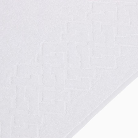 Terry towel Baldric 100x150cm, white color, 350g/m2, 100% cotton-2