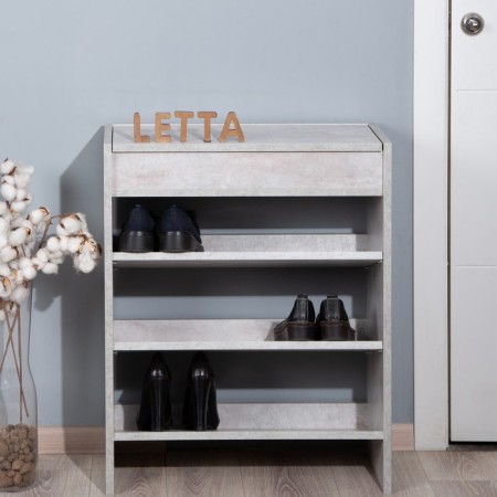 Shoe with a Malta box, 600 × 256 × 750 mm, color cement light-3