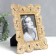 Photo frame Polystone 10x15 cm "Lace leaves" gold 19x25.5 cm