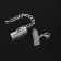 Build for tape (pair) 20mm, with a chain extension cord, silver color