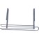 Clue paper towel holder, suspended, with hooks under a shelf of 2.5 cm, silver