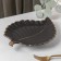 Ceramic serving dish "Rapsodia. Sheet ", 26.5 × 20.5 × 2.5 cm, black color