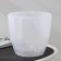 Kashpo for flowers with an insert “flute”, 3 l, the color is transparent