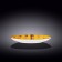 Round plate Wilmax England Scratch, D = 28 cm, yellow color