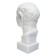 Gypsum figure Roman head, 25 x 25 x 60 cm