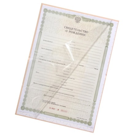 Folder for the birth certificate "Maxim", A5-5