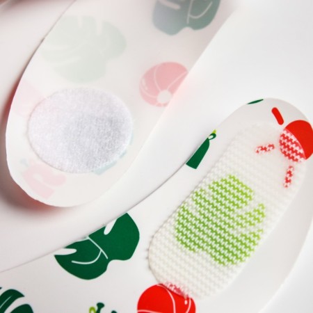 Blory for feeding "Baby I" waterproof on Velcro, green color-2