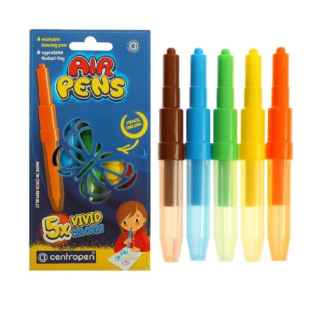 Flomasters - Blopen 5 colors Centropen 1500/05 Airpens Vivid Colours