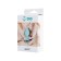 Anal plug Brilliant, silicone, mint color, 8 cm, d = 3 cm