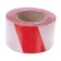 Fencing tape 250 m, red-white, width 7.5 cm, thickness 35 μm