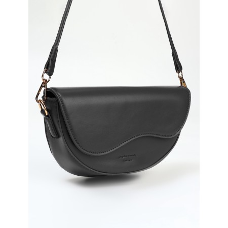 Bag Women's Messenger with Lightning, Black Color-3