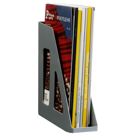 Paper tray Vertical Stamm "Asset", gray, width 70mm-4
