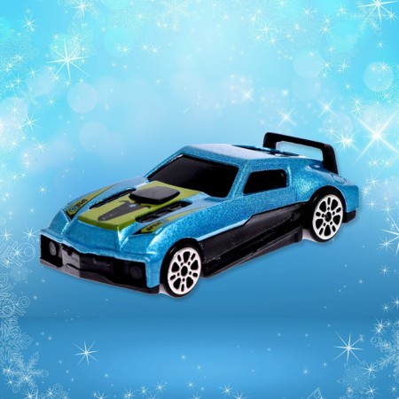 New Year's ball with a toy "Racing Machine", mix-3