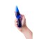 Sexus Glass bilateral phallimitator, glass, blue, 17.5 cm
