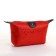 Cosmetic bag with lightning, red color