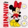 Children's raincoat, size m, 100-110 cm, Minnie Mouse