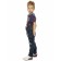 Pants for boys, height 116 cm, blue color