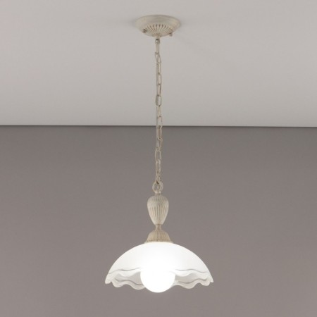 Suspended lamp Citilux "Latur" CL413210, 36x35 cm, 1x75W, E27, white color-11